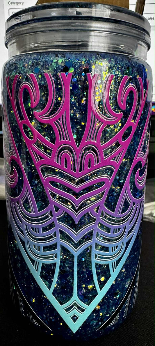 16 oz "Tangaroa" snowglobe tumbler